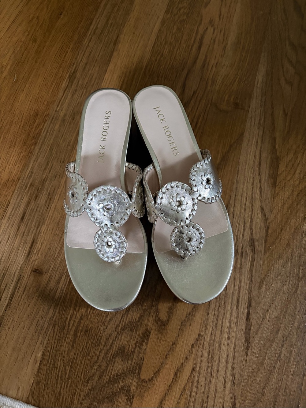 Jack Rogers KIMBERLY MID WEDGE METALLIC
